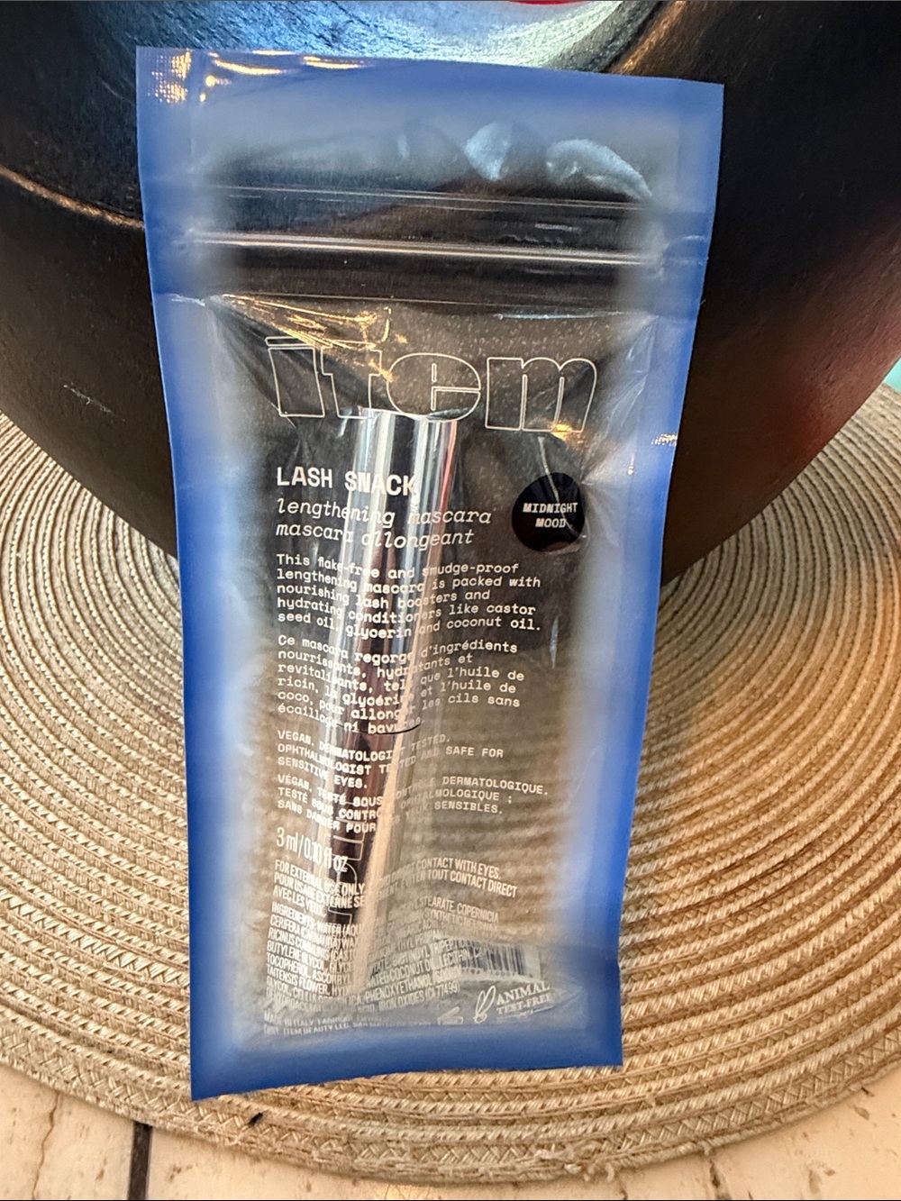 Lash Snack Lengthening Mascara - Midnight Mood (Black) Smudge&Flake Free 3ml